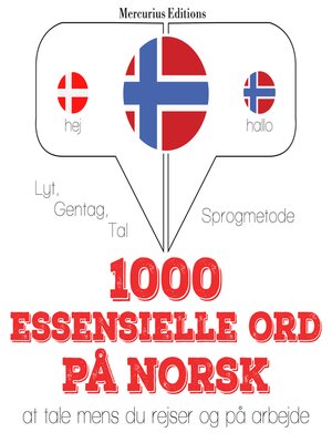 cover image of 1000 essentielle ord på norsk
